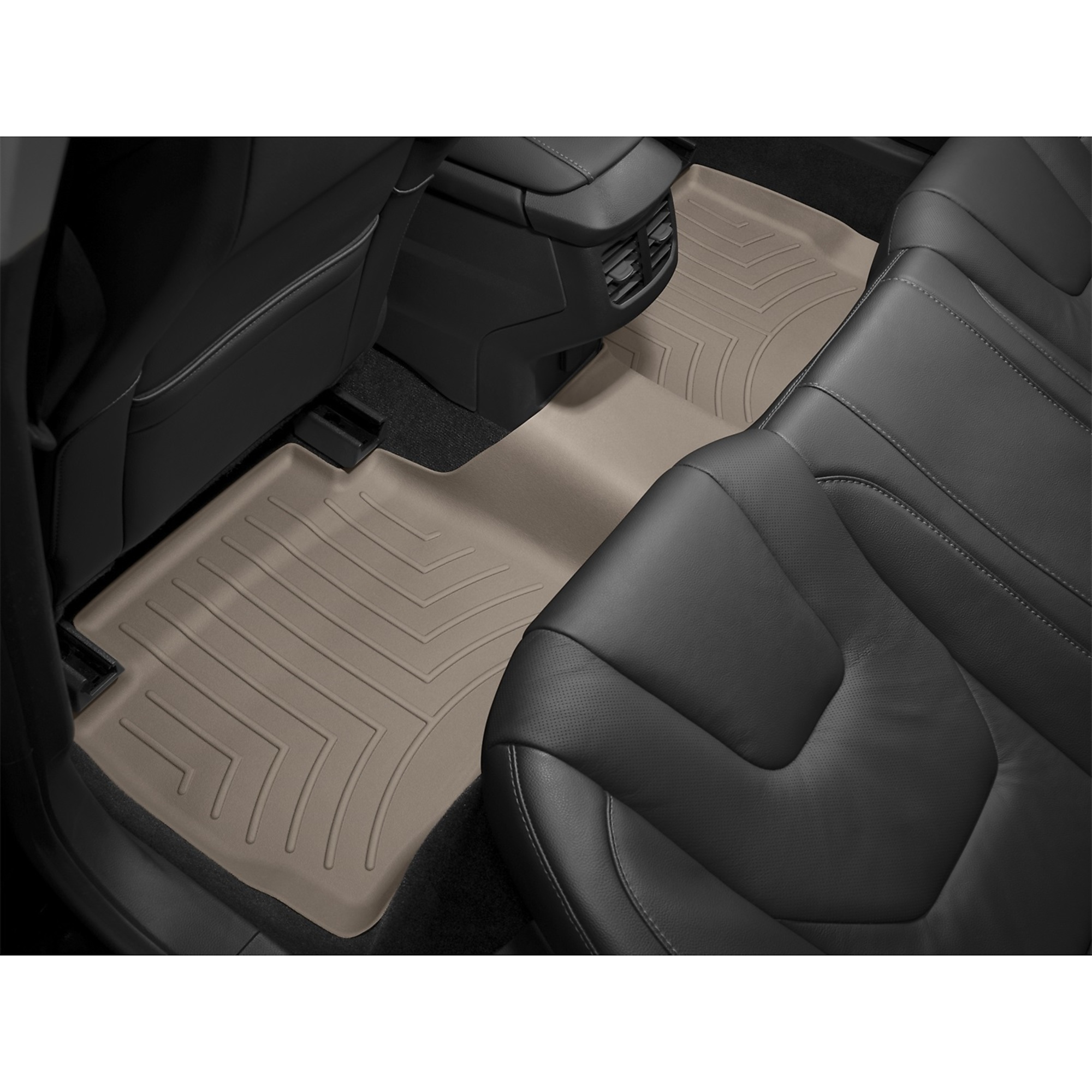 WeatherTech Floor Mat Set, Fits 2008-2011 Chevrolet Malibu, Primary Color Tan, Material Type Molded Plastic, Model# 452261-451442